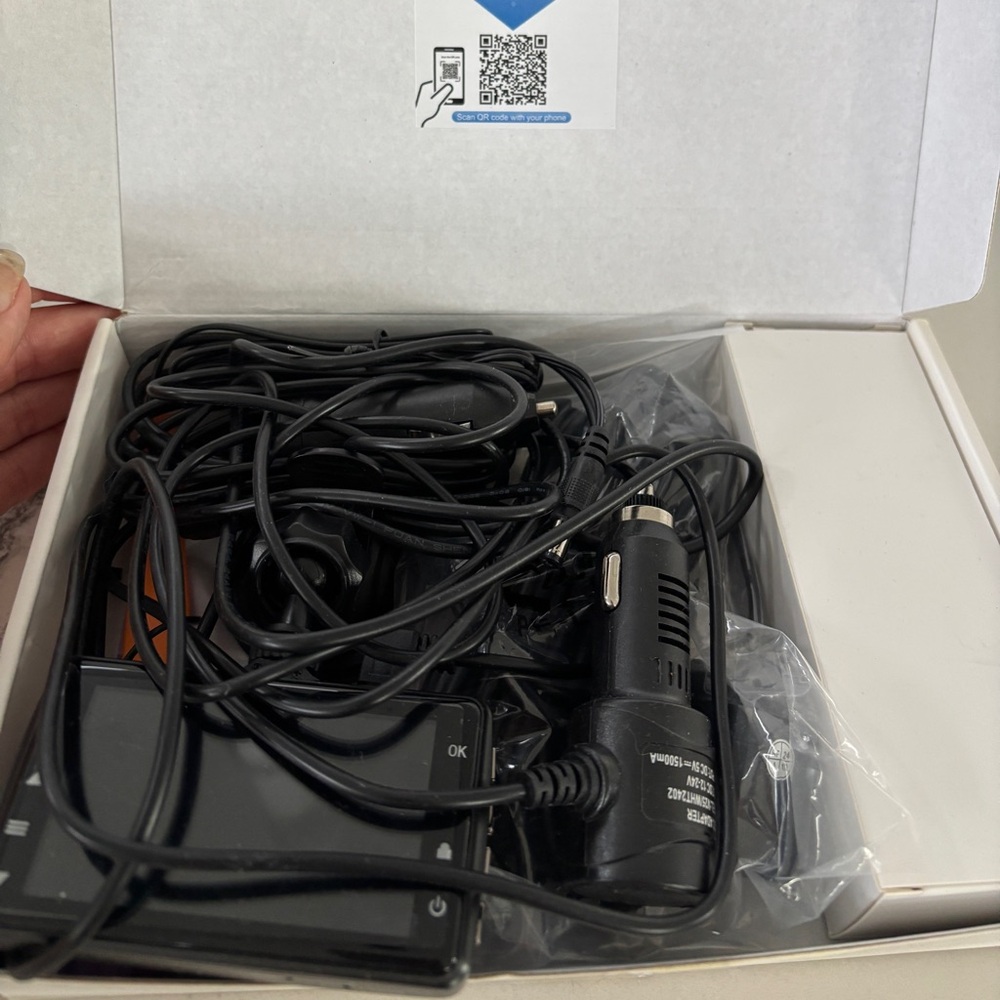 WiFi Dash Cam Front and Rear Camera 4k